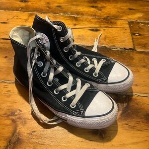 Converse Black and White High-Top Sneakers